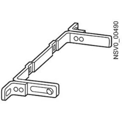 Siemens BVP:034228 BD2 BD étrier d'écartement 1 pièce 110 x 288 x 28 mm.