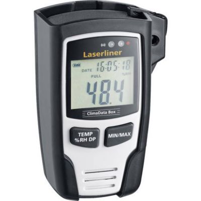 Laserliner 082.031A hygromètre numérique compact, mesure température, humidité et point de rosée, interface USB