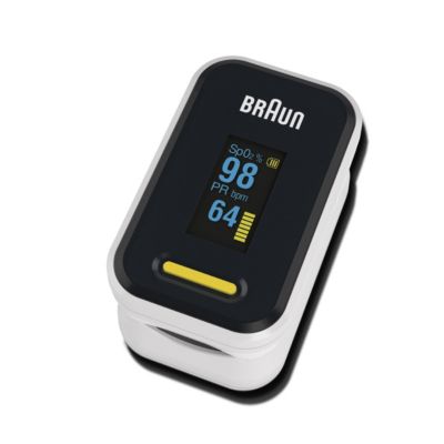 Braun YK-81CEU oxymètre de pouls Noir, Acier inoxydable Gris - vue 3