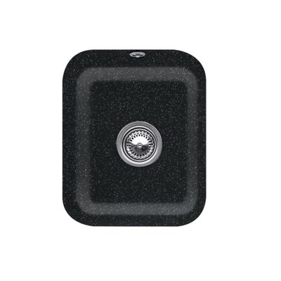 Evier 1 bac VILLEROY ET BOCH Cisterna 45 Chromite CeramicPlus