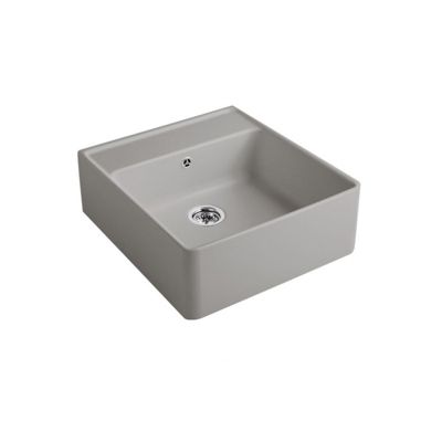 Evier timbre office VILLEROY ET BOCH Tradition Fossile CeramicPlus avec vidage manuel