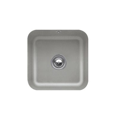 Evier 1 bac VILLEROY ET BOCH Cisterna 50 Fossile CeramicPlus avec vidage manuel