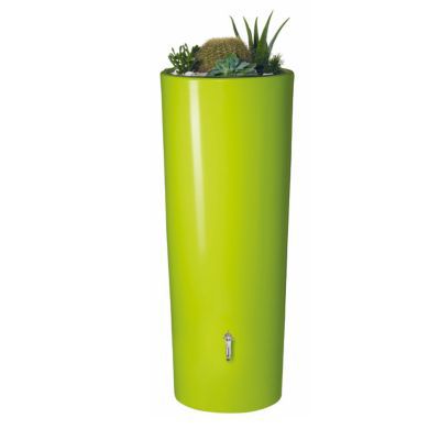 Récupérateur d'eau Garantia Color apple 350L + bac à  plantes