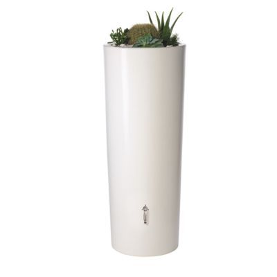 Récupérateur d'eau Garantia coco 350L + bac à  plantes