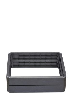 GARANTIA Jardini&egrave;re Surr&eacute;lev&eacute;e anthracite, 60 x 60 cm, hauteur 25 cm 