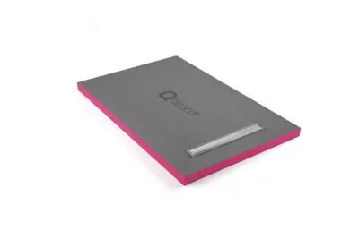 Receveur de douche à  carreler 90 x 140 cm  caniveau extra-plat  Qboard Liquid
