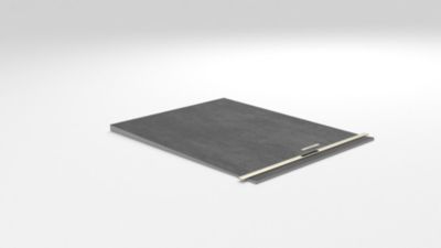 Receveur de douche à  carreler 90 x 120 cm  caniveau cuivré  Jackon