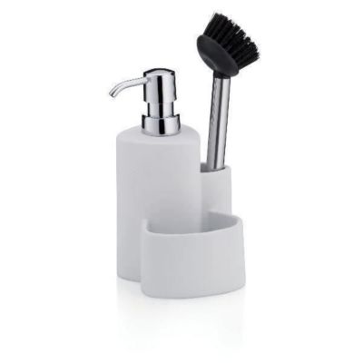 Distributeur savon KELA Purana - Multi usage - 35 cl - Blanc