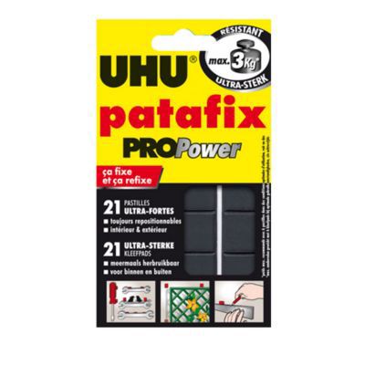 Pastille UHU Patafix Propower, 21 pièces