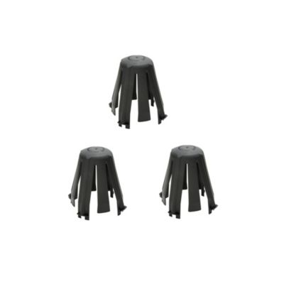 3 clips protections de spot encastrable noir Sigmadis