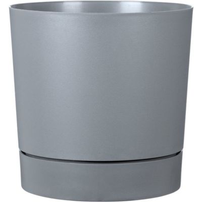 Pot de fleurs avec réserve rond GARDEN ID Plano Ø 39 32 H 38 cm pure - vue 2