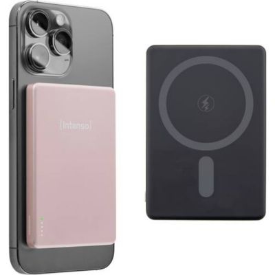 Powerbank MW5000 5000 mAh rose - charge magnétique 15 W et USB-C PD 20 W