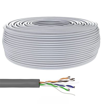 Goobay câble réseau catégorie 5e U/UTP 100 mètres Gris - vue 2