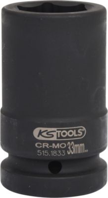 Ks tools Douille à chocs longue 1'' 33 mm - vue 9