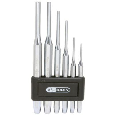 KS Tools 156.0150 Jeu de 6 chasses goupilles chromées 2 3 4 5 6 8 mm