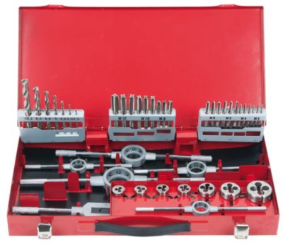 Coffret de jeux de tarauds et filières KSTOOLS 44pcs Tarauds
