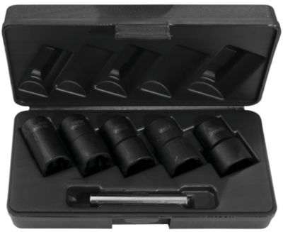 KS Tools 913.1240 Coffret de douilles à chocs pour écrous et vis abimées 6 pcs