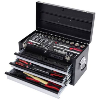 Coffret à outils KS Tools 99 pièces Chrome vanadium Douilles 12 quot 14 quot Outils complets - vue 2