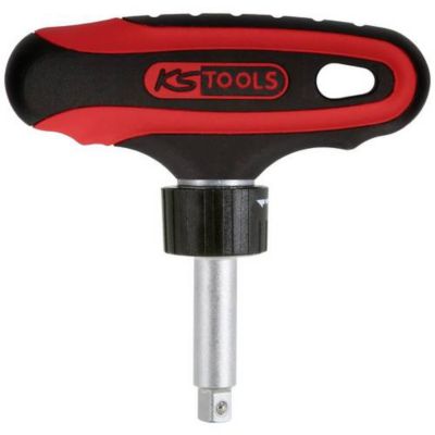 KS Tools 151.1109 Tournevis à douille 14" longueur 110 mm lame ronde en acier Chrome Vanadium.