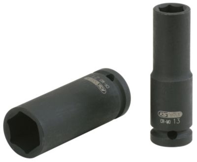 KS Tools 515.1122 E Douille longue à chocs 6 pans 12'' 22 mm sur carte