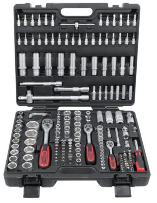 KS Tools 917.0779 Caisse à Outils Complète en Coffret Douille et Accessoires en 14" 38" et 12" Outillage Mécanique de Notre Gamme Ultimate avec Clé à Cliquet 179 Pièces