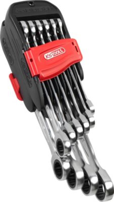 Jeu de 10 clés mixtes KS TOOLS 503.4250 Clés mixtes à cliquet Gearplus 8 à 19 mm