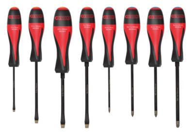 KS Tools 922.6440 Jeu de 8 tournevis ULTIMATEgrip Fente PZ