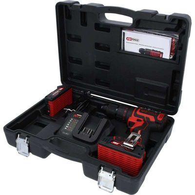 Perceuse visseuse a percussion ks tools 0 sans fil 60.0 Nm 18 V 2.0 Ah
