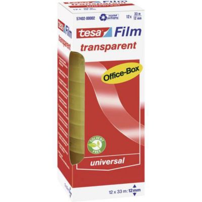 tesafilm film adhésif 33 x 12 mm pack de 12 rouleaux