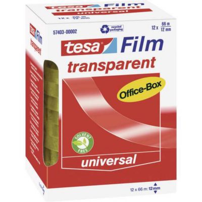 tesafilm film adhésif 66 x 12 mm pack de 12 rouleaux