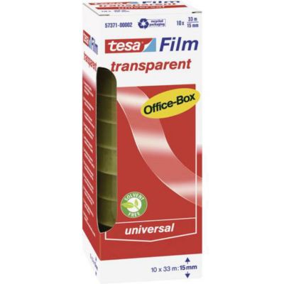 tesafilm film adhésif 57371 00002 06 33 x 15 mm pack de 10