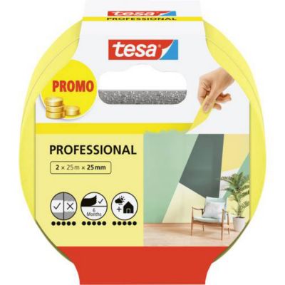 Rouleaux de masquage Tesa 56212 Précision 25 x 25 mm Pack de 2