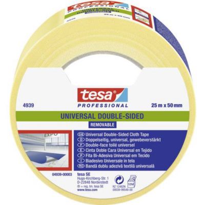 tesa 04939 00003 11 ruban double face universel amovible 25 x 50 mm