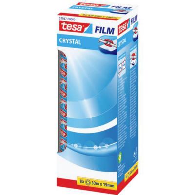 tesa tesafilm Crystal pack tour 8 rouleaux 19 mm x 33