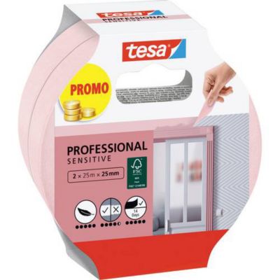 tesa Professional Sensitive 56267 00000 01 ruban de masquage papier peint 2x25 x 25 mm