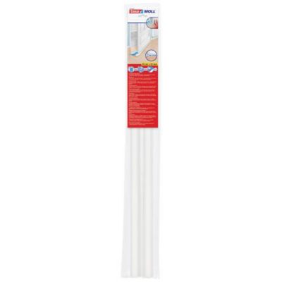Rail d'étanchéité bas de porte tesamoll 0 95 largeur 25 mm joint double pour portes jusqu'à 22 mm