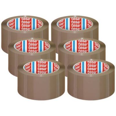 tesapack 4195 pack 6 rouleaux ruban adhésif PP 66 x 50 mm