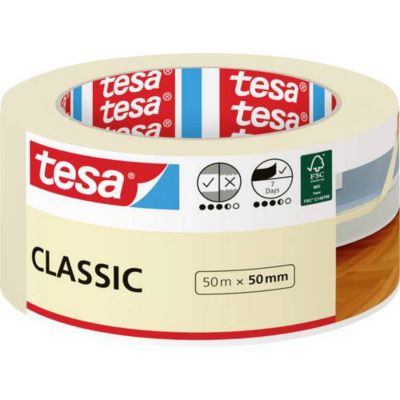 tesa Classic 52807 00000 03 ruban de masquage pour peinture 50 x 50 mm
