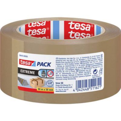 tesapack Extreme 58645 00000 00 Ruban adhésif d'emballage 50 mm x 50 adhérence extra forte