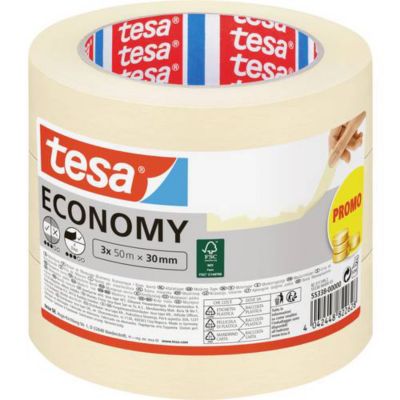 Bande de masquage Tesa Krepp 55338 50 x 30 mm pack de 3