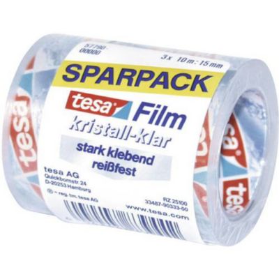 tesafilm ruban adhésif 57790 00000 01 10 x 15 mm lot de 1 rouleau