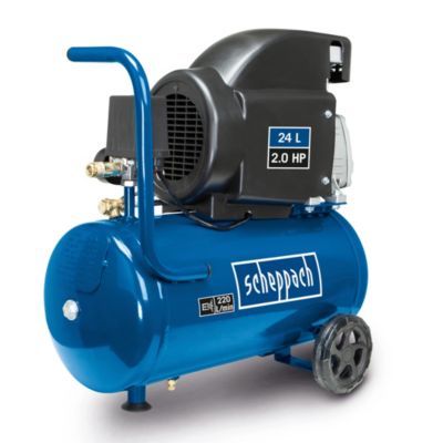 Compresseur d'air horizontal Scheppach HC26 8 bars Livré avec 280 ml d’huile - vue 3