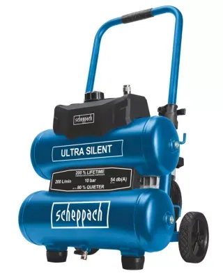 Compresseur bicylindre réservoir Scheppach HC20Si Twin 20L 230V