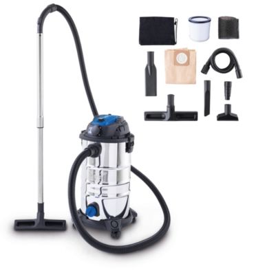 Aspirateur eau et poussières 3en1 VC30 Premium Scheppach  - 30L - 1200W - puissance d'aspiration max 20 kPa - accessoires inclus
