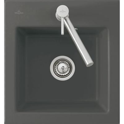 Evier VILLEROY ET BOCH Subway 45 fossile avec Vidage manuel