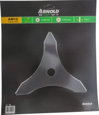 Arnold Lame de débroussailleuse 25 5 cm alésage 25 4 mm