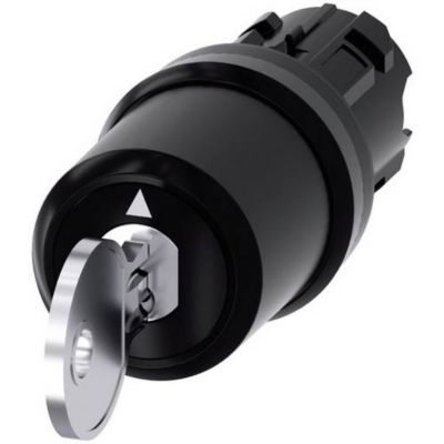 Commutateur à clé 22 mm SIRIUS ACT 3SU1000 5HJ01 0AA0 2 clés IP666769K