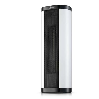 Midea Radiateur soufflant mobile horizontal 2000 W noir Surface jusqua 10 m2 H. 55 cm - vue 2