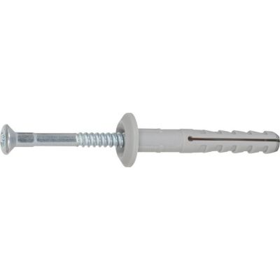 Cheville à frapper FISCHER NF 6x80 Nylon Acier électrozingué Boîte de 100 - vue 2