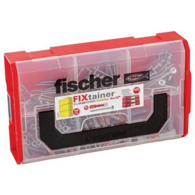 Assortiment de chevilles Fischer DUOPOWER 535970 200 chevilles 6x30mm 100 vis adaptées 300 pièces